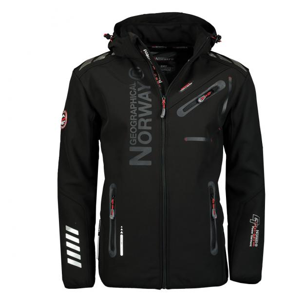 Софтшеловая куртка мужская  GEOGRAPHICAL NORWAY «ROYAUTE»  - Аритикул WU8193H/GNO-NAVY-BLACK-M - Фото 8
