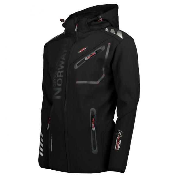 Софтшеловая куртка мужская  GEOGRAPHICAL NORWAY «ROYAUTE»  - Аритикул WU8193H/GNO-NAVY-BLACK-M - Фото 10