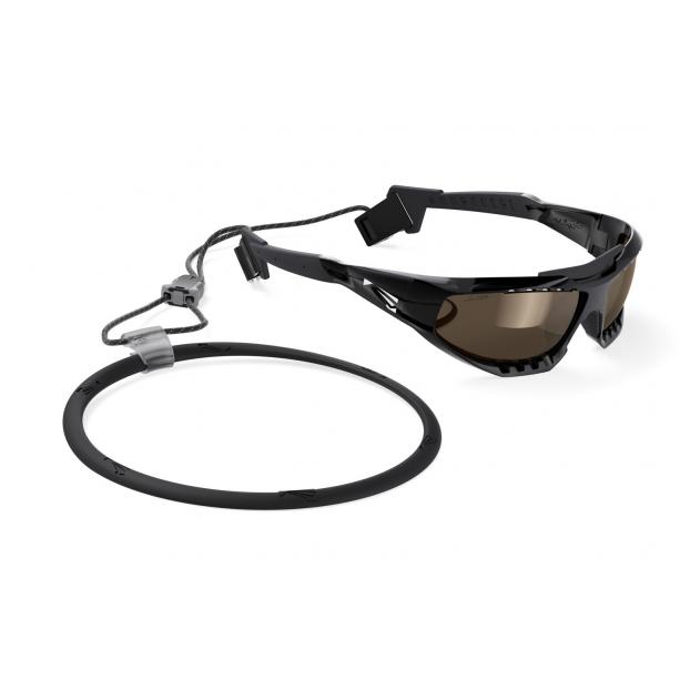 Спортивные очки LiP Surg/ Gloss Black -Black / PC Polarized / Brown Len - Аритикул 762745-black - Фото 8