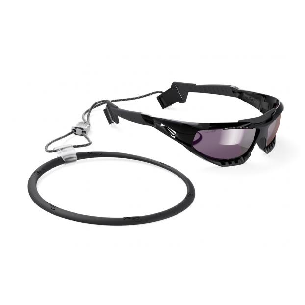 Спортивные очки LiP Surge / Gloss Black - Black / PC / VIVIDE™ Copper Smoke Silver Mirror Lens (STD) - Аритикул 761545 - Фото 5