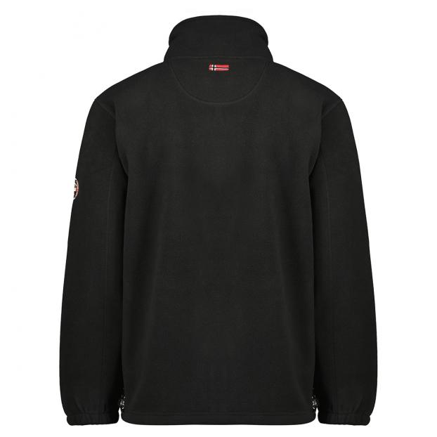 Флис мужской  GEOGRAPHICAL NORWAY «TORLEON» - Аритикул WW1672H/G-BLACK-DARK GREY-L - Фото 3
