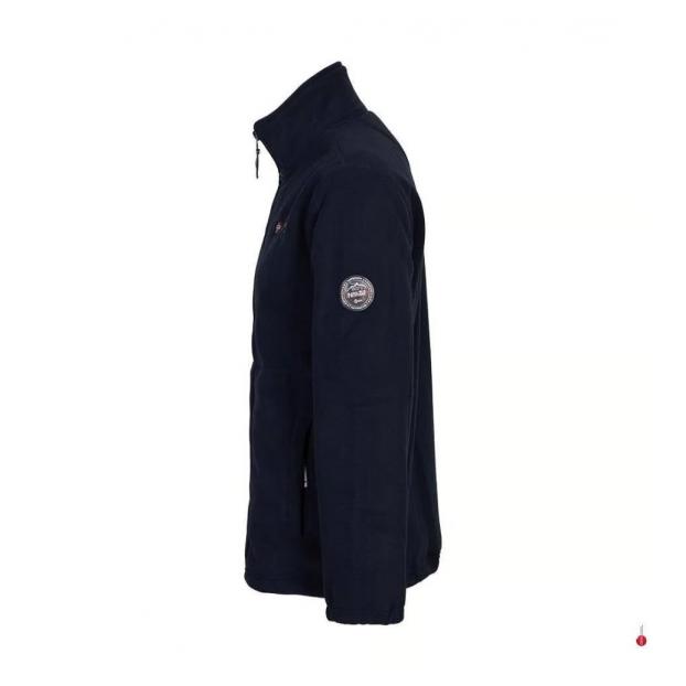 Флис мужской  GEOGRAPHICAL NORWAY «TORLEON» - Аритикул WW1672H/G-BLACK-DARK GREY-L - Фото 5