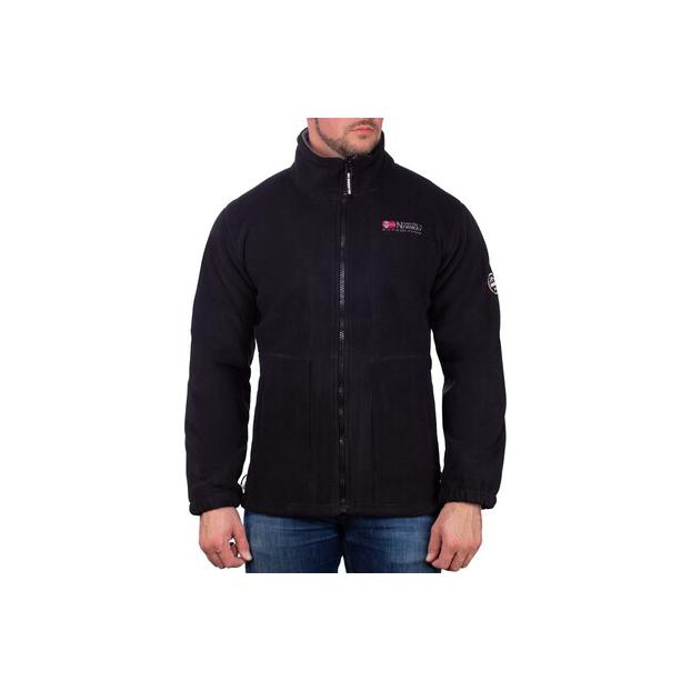 Флис мужской  GEOGRAPHICAL NORWAY «TORLEON» - Аритикул WW1672H/G-BLACK-DARK GREY-L - Фото 6