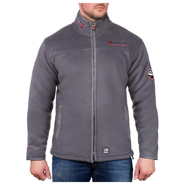 Флис мужской  GEOGRAPHICAL NORWAY «TORLEON» - Аритикул WW1672H/G-BLACK-DARK GREY-L - Фото 11