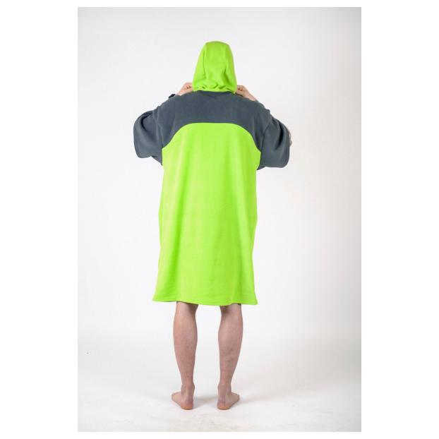 Флисовое пончо SOUL двухцветное - Аритикул Soul-poncho-two-color-yellow-grey - Фото 44
