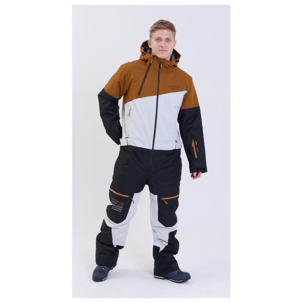 МУЖСКОЙ СНОУБОРДИЧЕСКИЙ КОМБИНЕЗОН RUNNING SPORT - Аритикул 8892-grey-XL - Фото 115