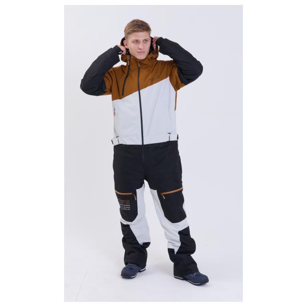 МУЖСКОЙ СНОУБОРДИЧЕСКИЙ КОМБИНЕЗОН RUNNING SPORT - Аритикул 8892-grey-XL - Фото 116