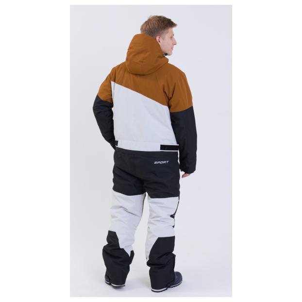 МУЖСКОЙ СНОУБОРДИЧЕСКИЙ КОМБИНЕЗОН RUNNING SPORT - Аритикул 8892-grey-XL - Фото 118