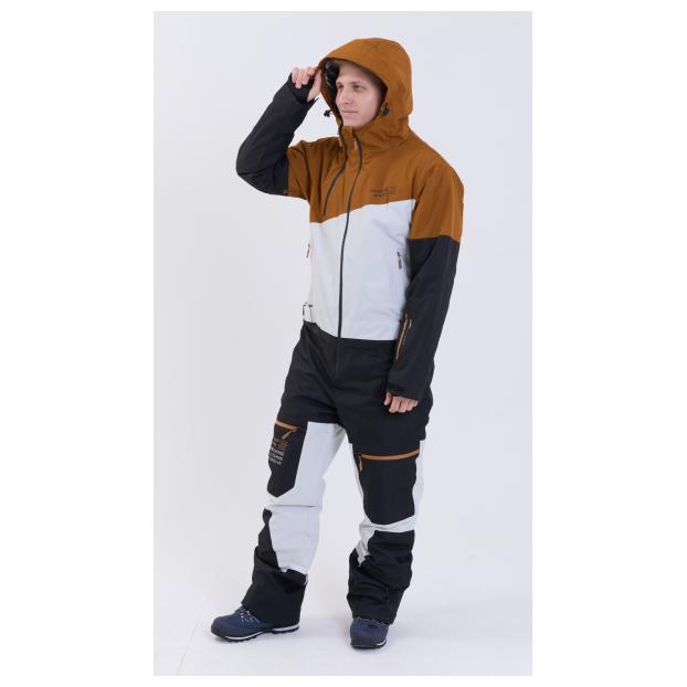 МУЖСКОЙ СНОУБОРДИЧЕСКИЙ КОМБИНЕЗОН RUNNING SPORT - Аритикул 8892-grey-XL - Фото 119