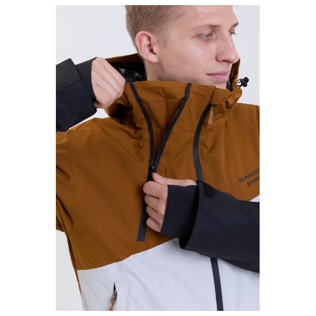 МУЖСКОЙ СНОУБОРДИЧЕСКИЙ КОМБИНЕЗОН RUNNING SPORT - Аритикул 8892-grey-XL - Фото 125