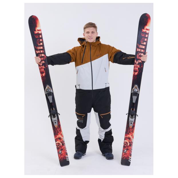 МУЖСКОЙ СНОУБОРДИЧЕСКИЙ КОМБИНЕЗОН RUNNING SPORT - Аритикул 8892-grey-XL - Фото 127