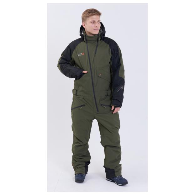 МУЖСКОЙ СНОУБОРДИЧЕСКИЙ КОМБИНЕЗОН RUNNING SPORT - Аритикул 8892-grey-XL - Фото 96
