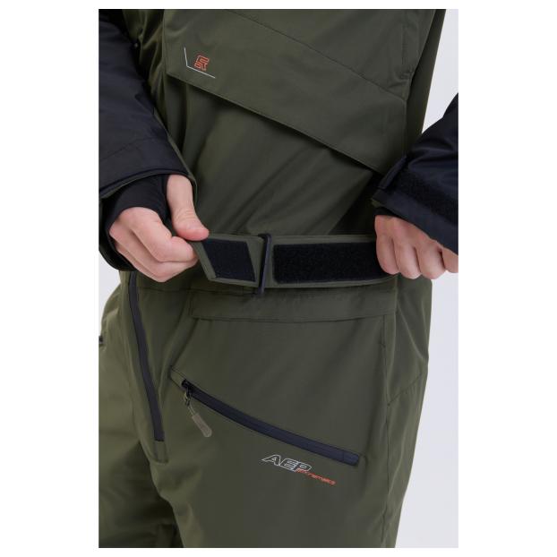 МУЖСКОЙ СНОУБОРДИЧЕСКИЙ КОМБИНЕЗОН RUNNING SPORT - Аритикул 8892-grey-XL - Фото 105