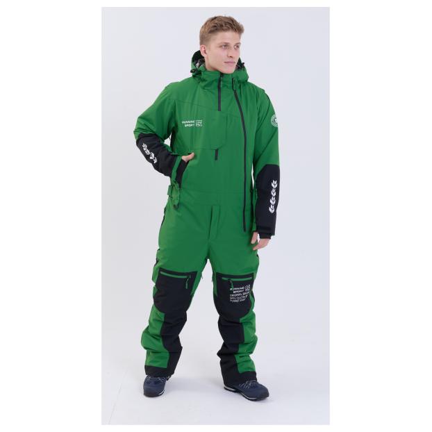 МУЖСКОЙ СНОУБОРДИЧЕСКИЙ КОМБИНЕЗОН RUNNING SPORT - Аритикул 8892-grey-XL - Фото 133