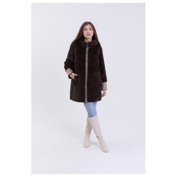 Дубленка женская двусторнняя VITIA  - Аритикул 1532-1-XL  - Фото 3