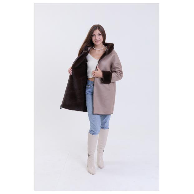 Дубленка женская двусторнняя VITIA  - Аритикул 1532-1-XL  - Фото 14