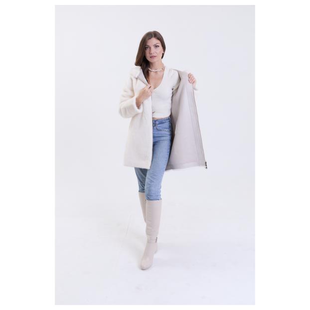 Шуба женская двусторонняя VITIA  - Аритикул A1528-5-2XL - Фото 40