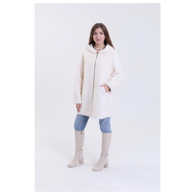 Шуба женская двусторонняя VITIA  - Аритикул A1528-5-2XL - Фото 46