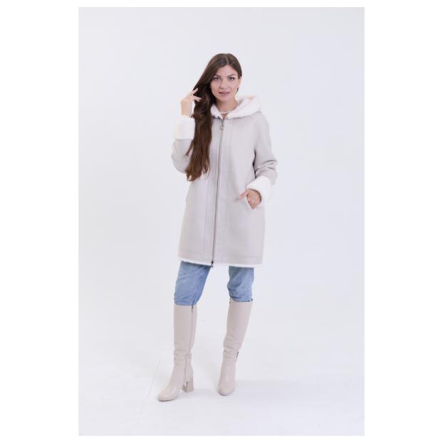 Шуба женская двусторонняя VITIA  - Аритикул A1528-5-2XL - Фото 49