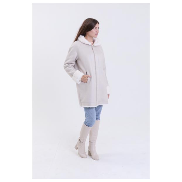 Шуба женская двусторонняя VITIA  - Аритикул A1528-5-2XL - Фото 51