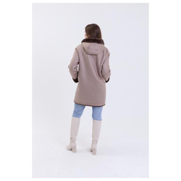 Шуба женская двусторонняя VITIA  - Аритикул A1528-5-2XL - Фото 15