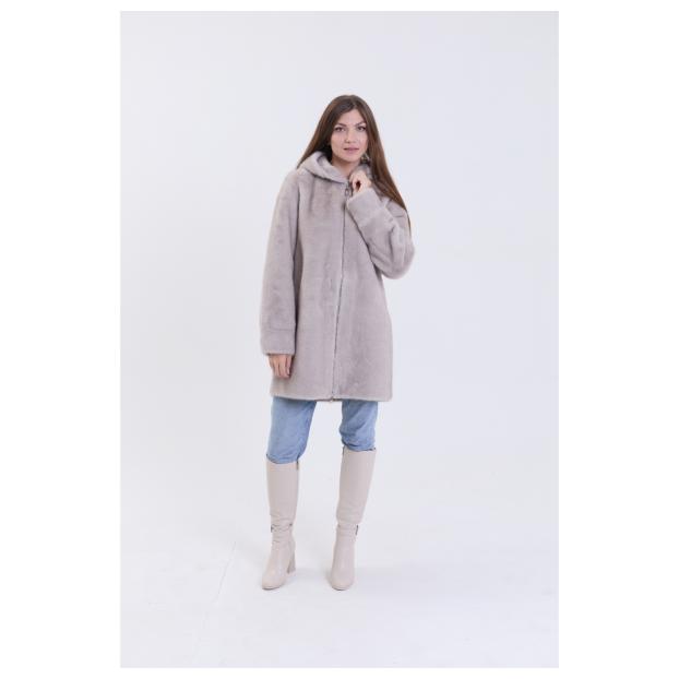 Шуба женская двусторонняя VITIA  - Аритикул A1528-5-2XL - Фото 21