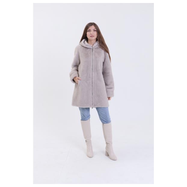 Шуба женская двусторонняя VITIA  - Аритикул A1528-5-2XL - Фото 22