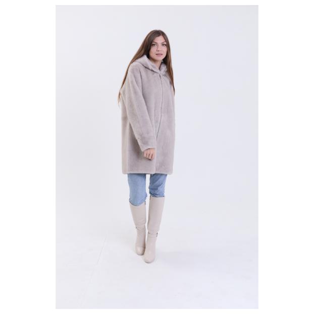 Шуба женская двусторонняя VITIA  - Аритикул A1528-5-2XL - Фото 23