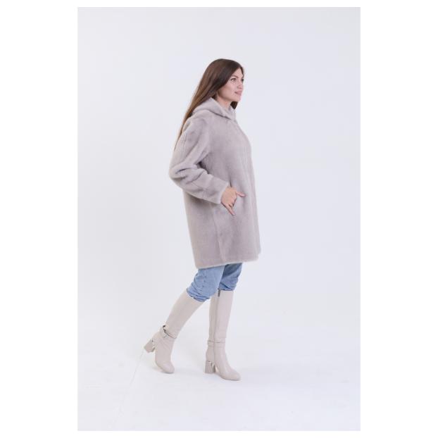 Шуба женская двусторонняя VITIA  - Аритикул A1528-5-2XL - Фото 25