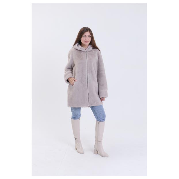 Шуба женская двусторонняя VITIA  - Аритикул A1528-5-2XL - Фото 26