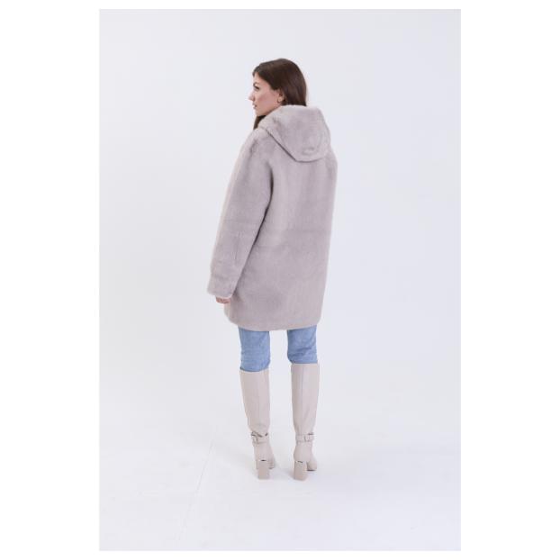 Шуба женская двусторонняя VITIA  - Аритикул A1528-5-2XL - Фото 28