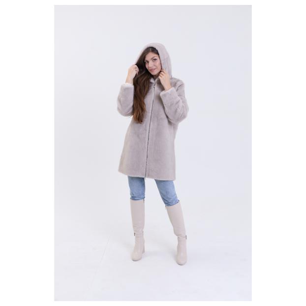 Шуба женская двусторонняя VITIA  - Аритикул A1528-5-2XL - Фото 29