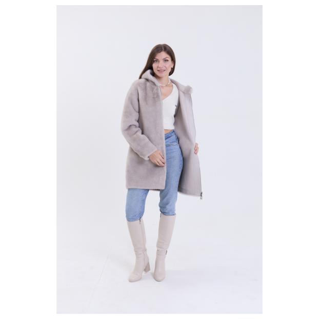 Шуба женская двусторонняя VITIA  - Аритикул A1528-5-2XL - Фото 30