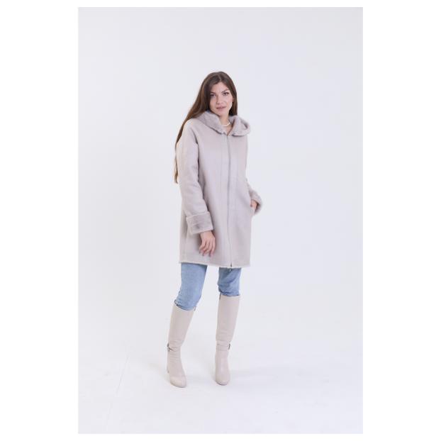 Шуба женская двусторонняя VITIA  - Аритикул A1528-5-2XL - Фото 33