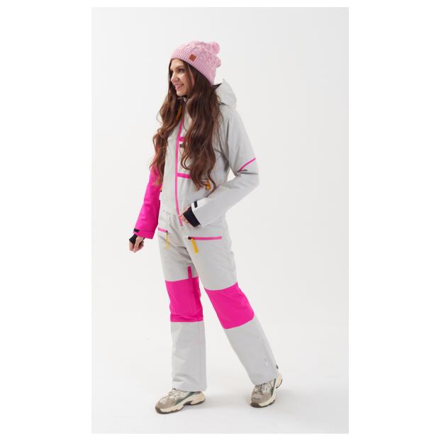 ЖЕНСКИЙ СНОУБОРДИЧЕСКИЙ КОМБИНЕЗОН RUNNING SPORT - Аритикул 8896_1-голубой-L - Фото 4