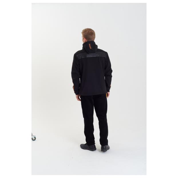 Софтшеловая куртка мужская  GEOGRAPHICAL NORWAY «ROMANO»  - Аритикул WW3284H/GN-BLACK-M - Фото 8