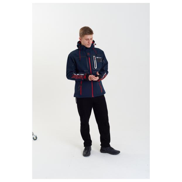 Софтшеловая куртка мужская  GEOGRAPHICAL NORWAY «ROMANO»  - Аритикул WW3284H/GN-BLACK-M - Фото 10