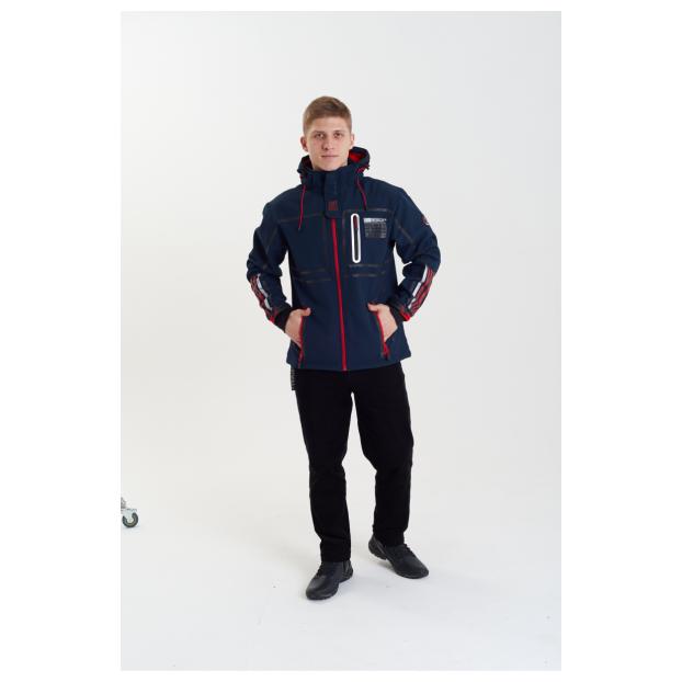 Софтшеловая куртка мужская  GEOGRAPHICAL NORWAY «ROMANO»  - Аритикул WW3284H/GN-BLACK-M - Фото 11