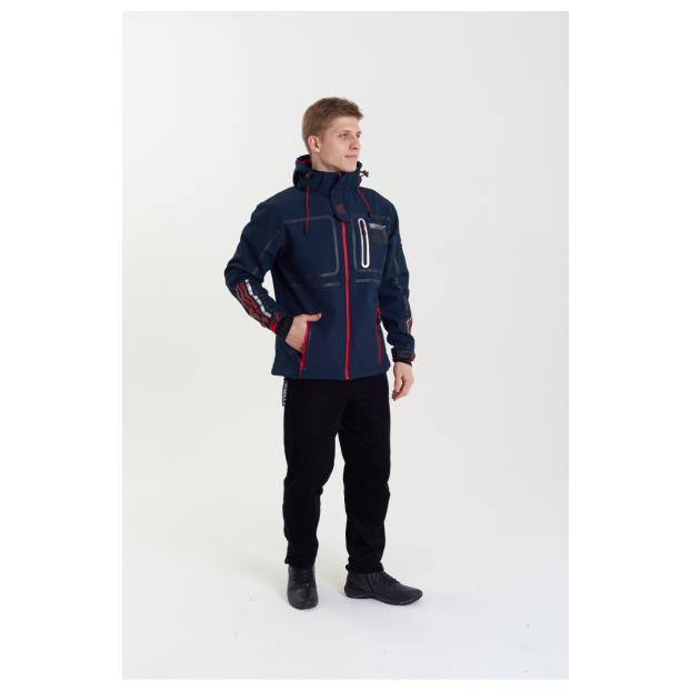 Софтшеловая куртка мужская  GEOGRAPHICAL NORWAY «ROMANO»  - Аритикул WW3284H/GN-BLACK-M - Фото 12