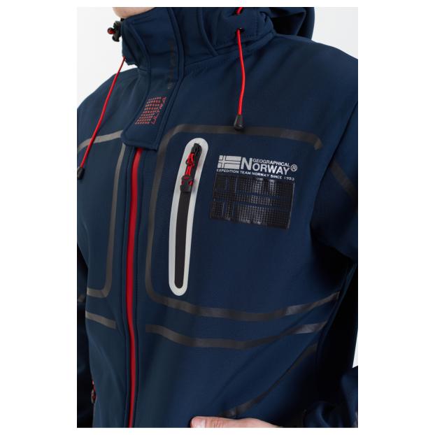 Софтшеловая куртка мужская  GEOGRAPHICAL NORWAY «ROMANO»  - Аритикул WW3284H/GN-BLACK-M - Фото 15