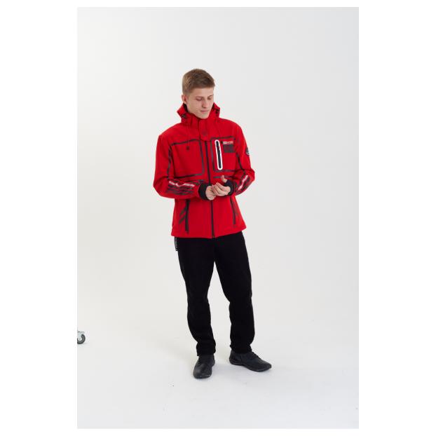 Софтшеловая куртка мужская  GEOGRAPHICAL NORWAY «ROMANO»  - Аритикул WW3284H/GN-BLACK-M - Фото 18