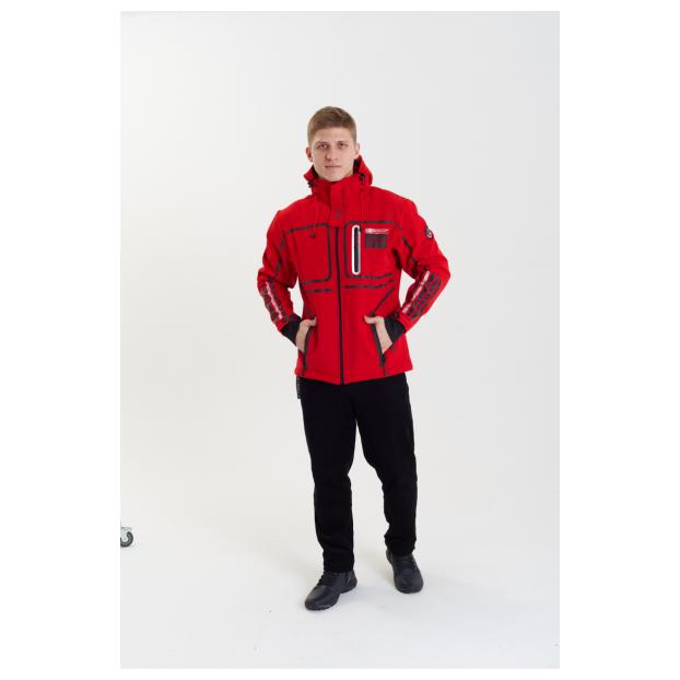 Софтшеловая куртка мужская  GEOGRAPHICAL NORWAY «ROMANO»  - Аритикул WW3284H/GN-BLACK-M - Фото 19