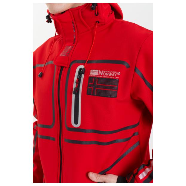 Софтшеловая куртка мужская  GEOGRAPHICAL NORWAY «ROMANO»  - Аритикул WW3284H/GN-BLACK-M - Фото 23
