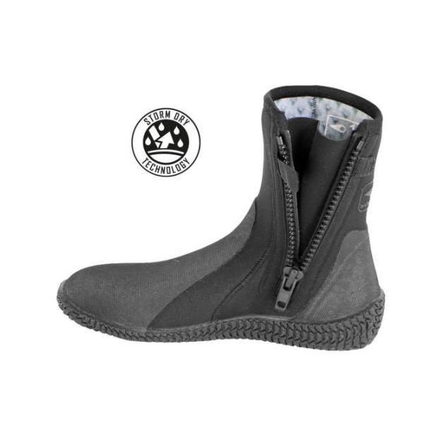 ГИДРОБОТИНКИ  SOORUZ «BOOT ZIP»  5 ММ - Аритикул E23 E5BZIPLC-black-7 - Фото 2