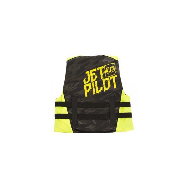 Спасательный жилет неопрен ДЕТ. Jetpilot Cause ISO 50N Neo Vest - Аритикул 19084-Black/Yellow-8-10 - Фото 3