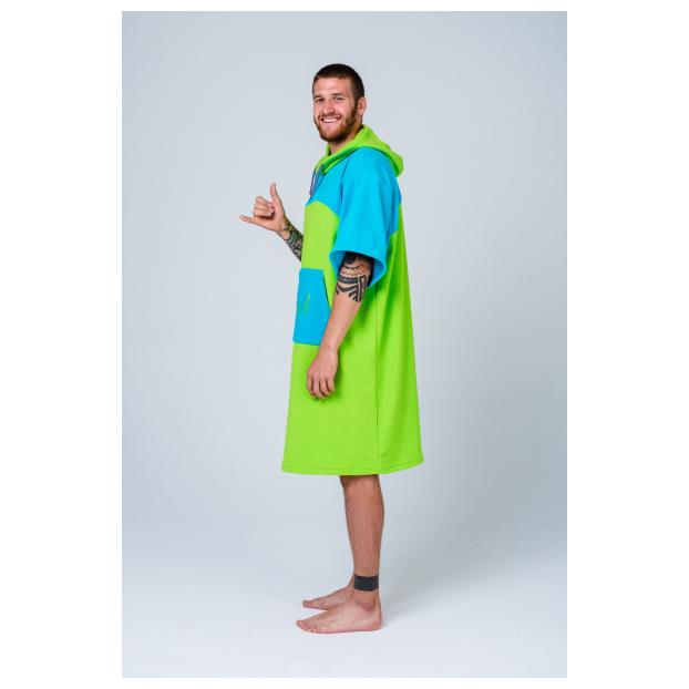 Флисовое пончо SOUL двухцветное - Аритикул Soul-poncho-two-color-yellow-grey - Фото 39