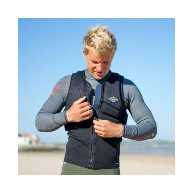 ЖИЛЕТ SOÖRUZ «OPEN» (FRONT ZIP) - Аритикул E23 MWVOPE-Black-S - Фото 1